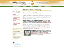 Tablet Screenshot of harvestbooks.com